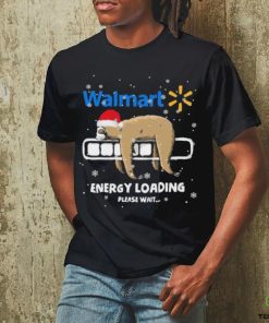 Sloth Santa Walmart Energy loading please wait shirt 2 Sloth Santa Walmart Energy loading please wait shirt