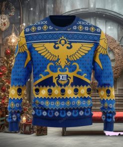 XIII Legion Warhammer 40k Skull Iconic Ugly Sweater Christmas Sweatshirt 3D Printed