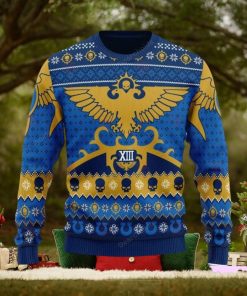 XIII Legion Warhammer 40k Skull Iconic Ugly Sweater Christmas Sweathoodie, sweater, longsleeve, shirt v-neck, t-shirt 3D Printed