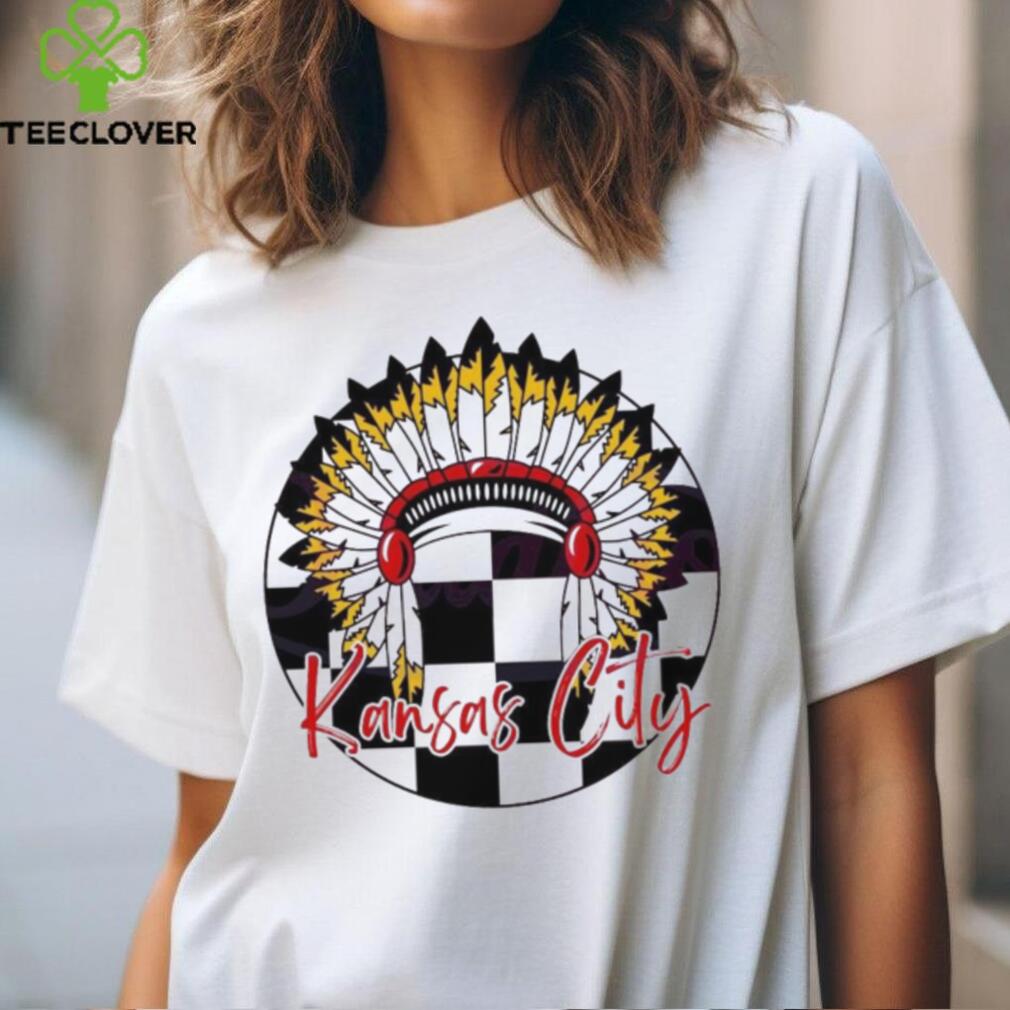 Kansas City Checkerboard Football Shirt Kansas City Checkerboard Football Shirt