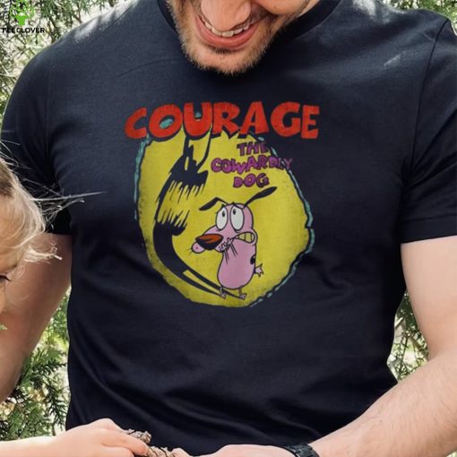 Cartoon Network Courage The Cowardly Dog Shadow T Shirt