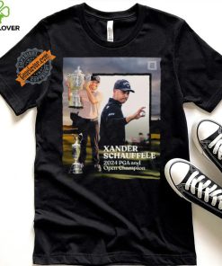 Xander Schauffele 2024 PGA and Open Champion T Shirt
