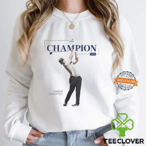 Xander Schauffele Logo On Champion Shirt