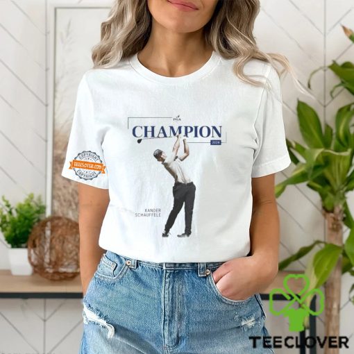 Xander Schauffele Logo On Champion Shirt