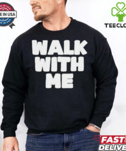 Xaviaer Durousseau Wearing Walk With Me Smoothie Shirt