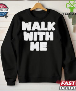 Xaviaer Durousseau Wearing Walk With Me Smoothie Shirt