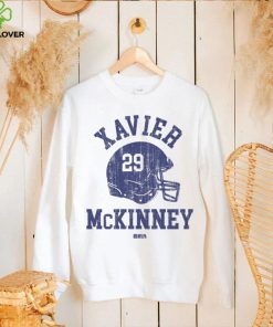 Xavier McKinney New York G Helmet Font Shirt