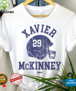 Xavier McKinney New York G Helmet Font Shirt