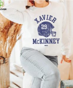 Xavier McKinney New York G Helmet Font Shirt