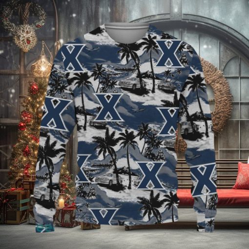 Xavier Musketeers Musketeers Tropical Patterns For Fans Club Gifts Ugly Christmas Sweater