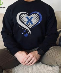 Xavier Musketeers basketball Love Heart diamond 2023 NCAA Hoodie Shirt