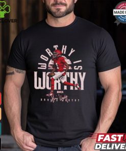 Xavier Worthy Kansas City Chiefs NFL 2024 Is Worthy Signature Painting t shirt