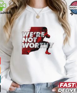 Xavier Worthy We’re Not Worthy Shirt