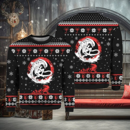 Xenomorph Alien Christmas Ugly Sweater