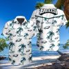 Tropical NFL Philadelphia Eagles Button Shirt