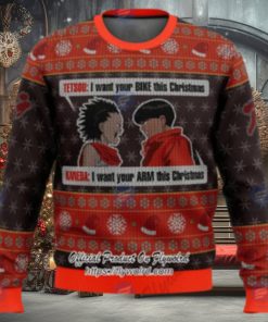 Xmas Akira Project Tetsuo Shima x Kaneda Shotaro Ugly Christmas Sweater