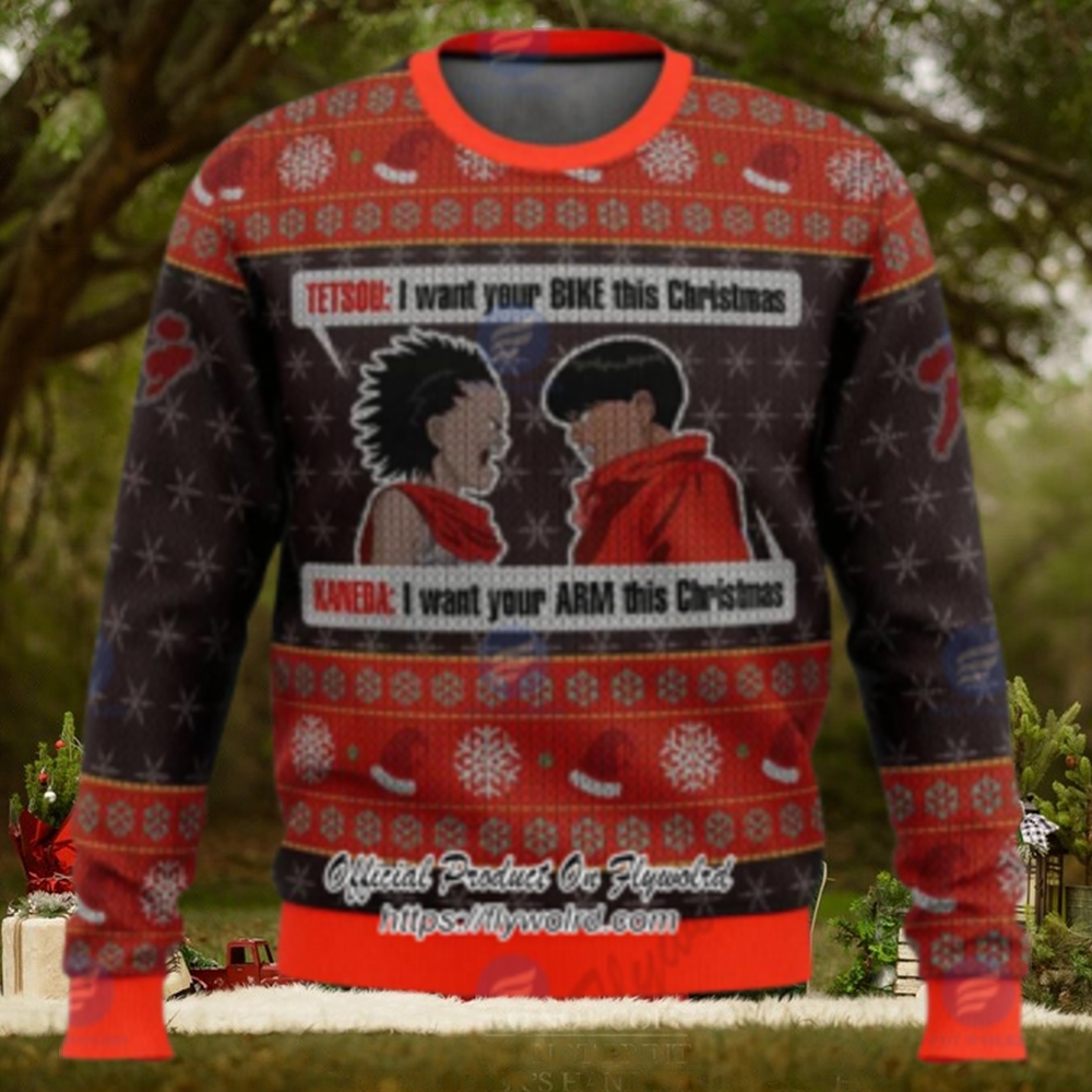 Xmas Akira Project Tetsuo Shima x Kaneda Shotaro Ugly Christmas Sweater Xmas Akira Project Tetsuo Shima x Kaneda Shotaro Ugly Christmas Sweater