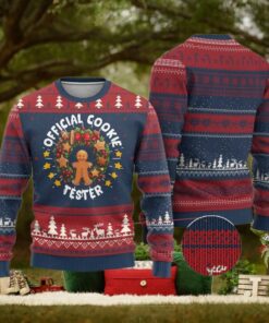 Xmas Baking Ugly Christmas Sweater Official Cookie Tester Gingerbread