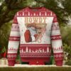 Personalized Matching Couple Ugly Christmas Sweater Custom Name Chestnuts Xmas Funny