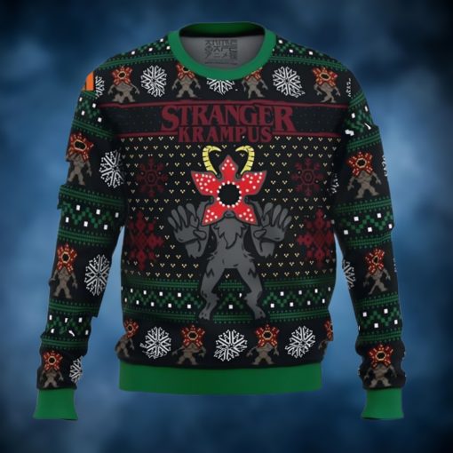 Xmas Demogorgon Stranger Krampus Stranger Things Ugly Christmas Sweater