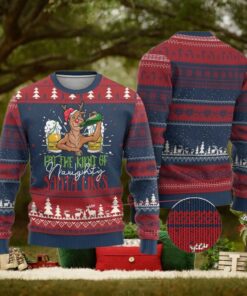 Xmas Drinking Ugly Christmas Sweater Reindeer Beer Drunk I’m The Kind Of Naughty Santa Likes
