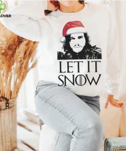 Xmas Let it Snow Funny Christmas Mens T Shirt