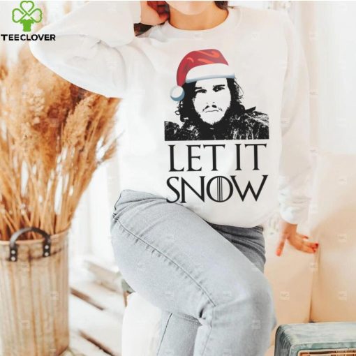 Xmas Let it Snow Funny Christmas Mens T Shirt