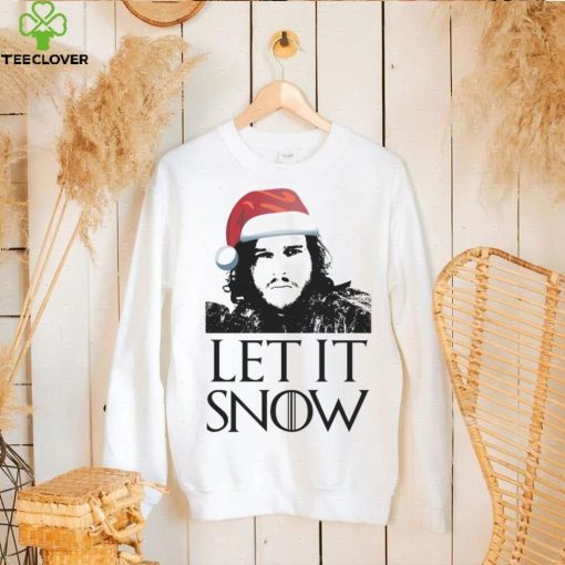 Xmas Let it Snow Funny Christmas Mens T Shirt