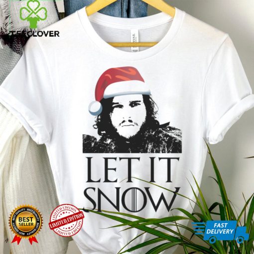 Xmas Let it Snow Funny Christmas Mens T Shirt