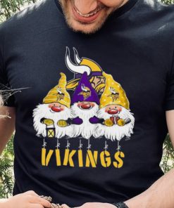 Xmas Mery Christmas Gnomies Minnesota Vikings Christmas New Design T Shirt
