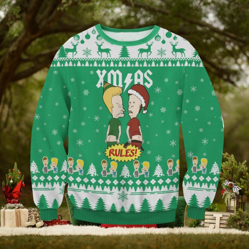 Xmas Rules Ugly Sweater Christmas Gift Xmas Rules Ugly Sweater Christmas Gift