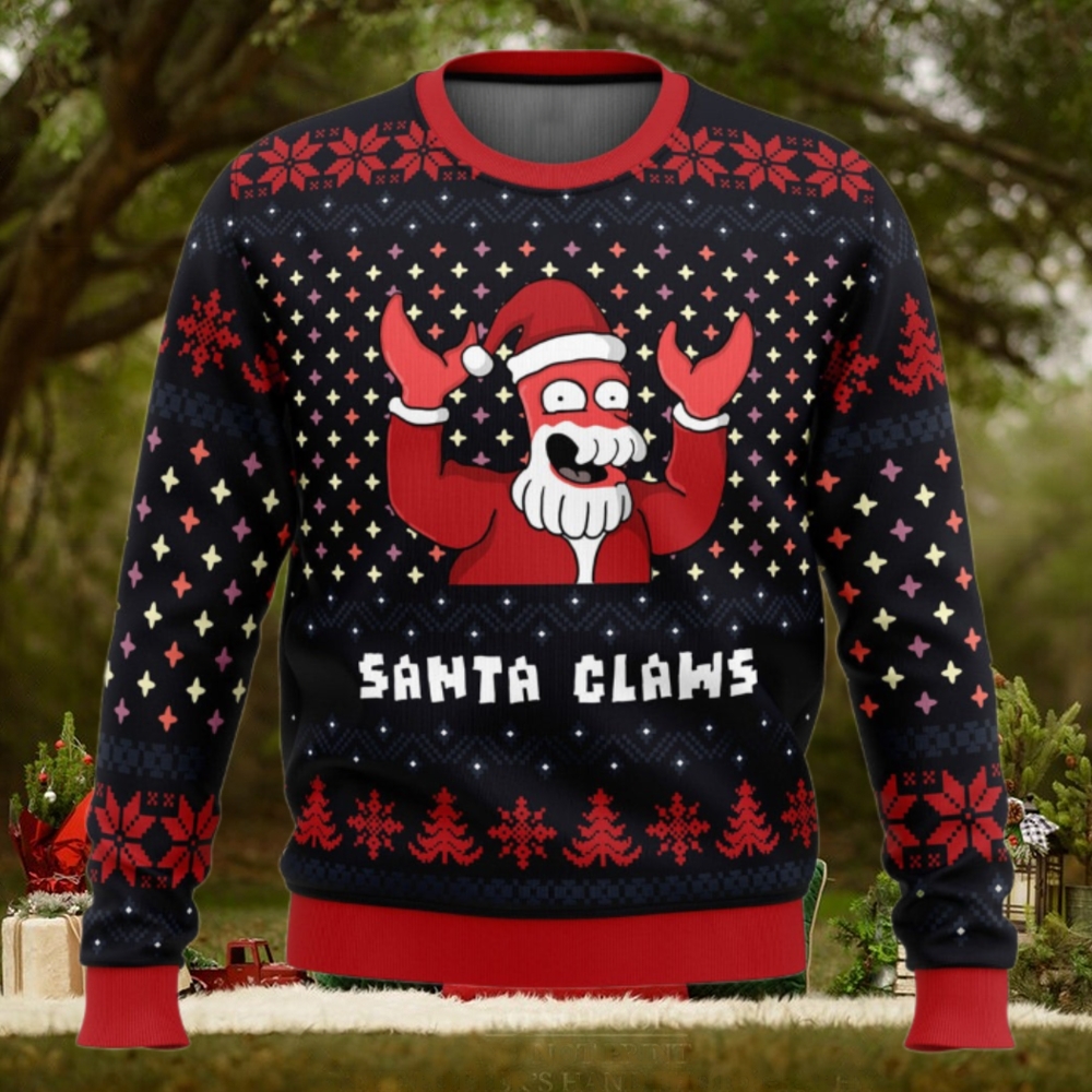 Xmas Ugly Sweater Santa Claws Zoidberg Futurama Ugly Christmas Sweater Xmas Ugly Sweater Santa Claws Zoidberg Futurama Ugly Christmas Sweater