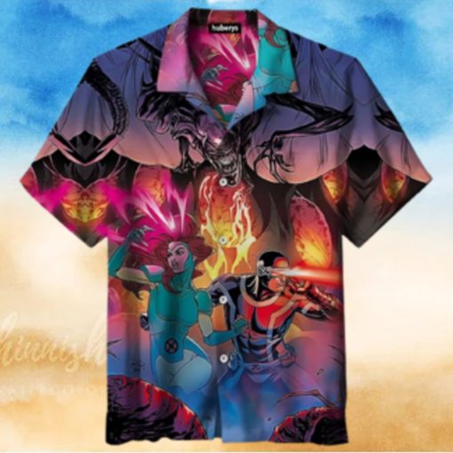 Xmen Avenger Hawaiian Heroes Hawaiian Vintage Summer Shirt