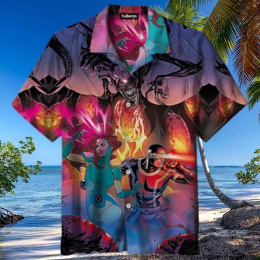 Xmen Avenger Hawaiian Heroes Hawaiian Vintage Summer Shirt