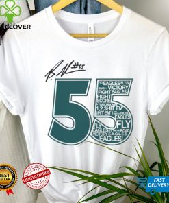 Philadelphia eagles radiothon 55 signature t shirt