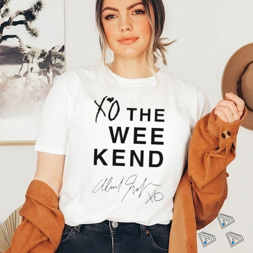 Xo The Wee kend Signature shirt Xo The Wee kend Signature shirt