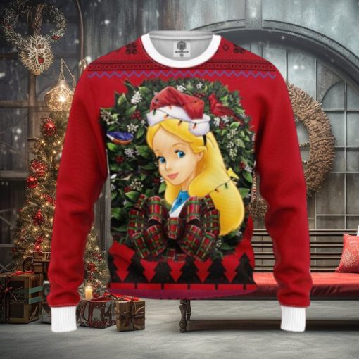 Alice In Wonderland Noel Mc ugly Christmas sweater