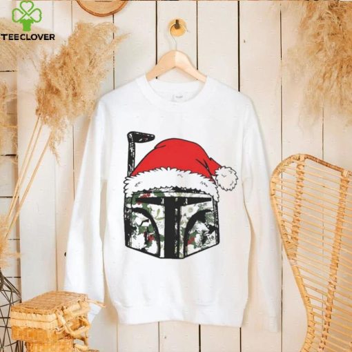 Santa Hunter Helmet Christmas T hoodie, sweater, longsleeve, shirt v-neck, t-shirt