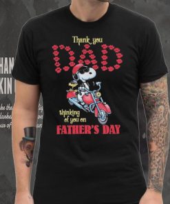 Snoopy Thank You Dad Thinking Of You On Father’s Day shirt