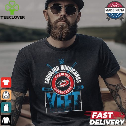 YEET Carolina Hurricanes Hockey logo shirt