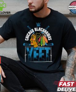 YEET Chicago Blackhawks Hockey logo shirt