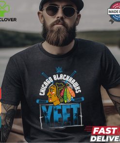 YEET Chicago Blackhawks Hockey logo shirt