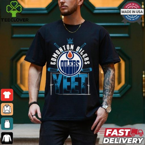 YEET Edmonton Oilers Hockey logo shirt