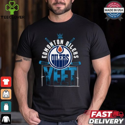 YEET Edmonton Oilers Hockey logo shirt