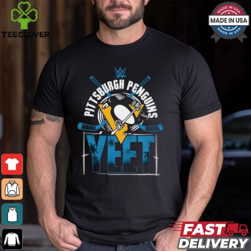 YEET Pittsburgh Penguins Hockey logo shirt