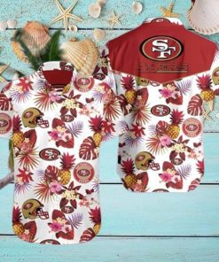 Tropical Plant San Francisco 49ers Hawaiian Shirt Summer Button Up