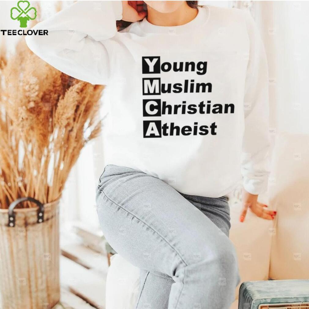 YMCA Young Muslim Christian Atheist 2023 shirt YMCA Young Muslim Christian Atheist 2023 shirt