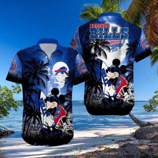 Buffalo Bills NFL Team Logo Baby Yoda Hawaiian Shirt