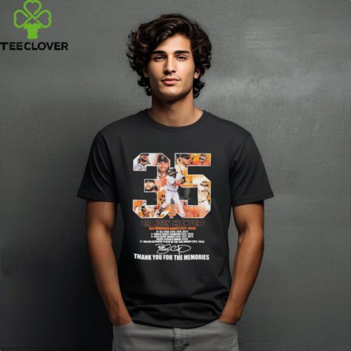 Official respect Brandon Crawford San Francisco Giants 2011 2023 Thank You For The Memories Shirt