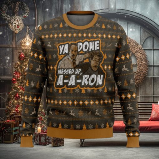 Ya Done Messed Up Aaron Key And Peele Ugly Christmas Sweater